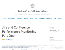 Tablet Screenshot of jackiechen.org